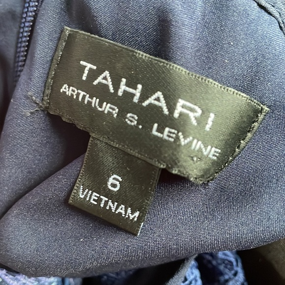 Tahari Chiffon Floral Maxi Dress - Picture 6 of 6